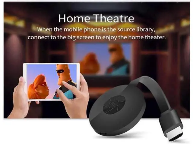 Alt view image 6 of 6 - G2 2.4G wireless WiFi display adapter, 1080 wireless HDMI display receiver DLNA Airplay Miracast iOS Android Windows