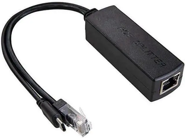 Main image of Aomoproing PoE Splitter USBC 5V Active PoE to USBC Adapter IEEE 8023af Compliant for Pi 4 WiFi Security Cameras and More