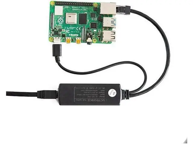 Alt view image 3 of 6 - Aomoproing PoE Splitter USBC 5V Active PoE to USBC Adapter IEEE 8023af Compliant for Pi 4 WiFi Security Cameras and More