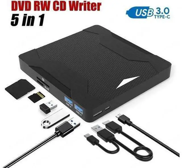 Main image of USB External Dvd Reader USB 3.0 Type C DVD-RW CD-RW Burner Recorder TF SD Optical Drive CD DVD ROM Writer For PC Laptop