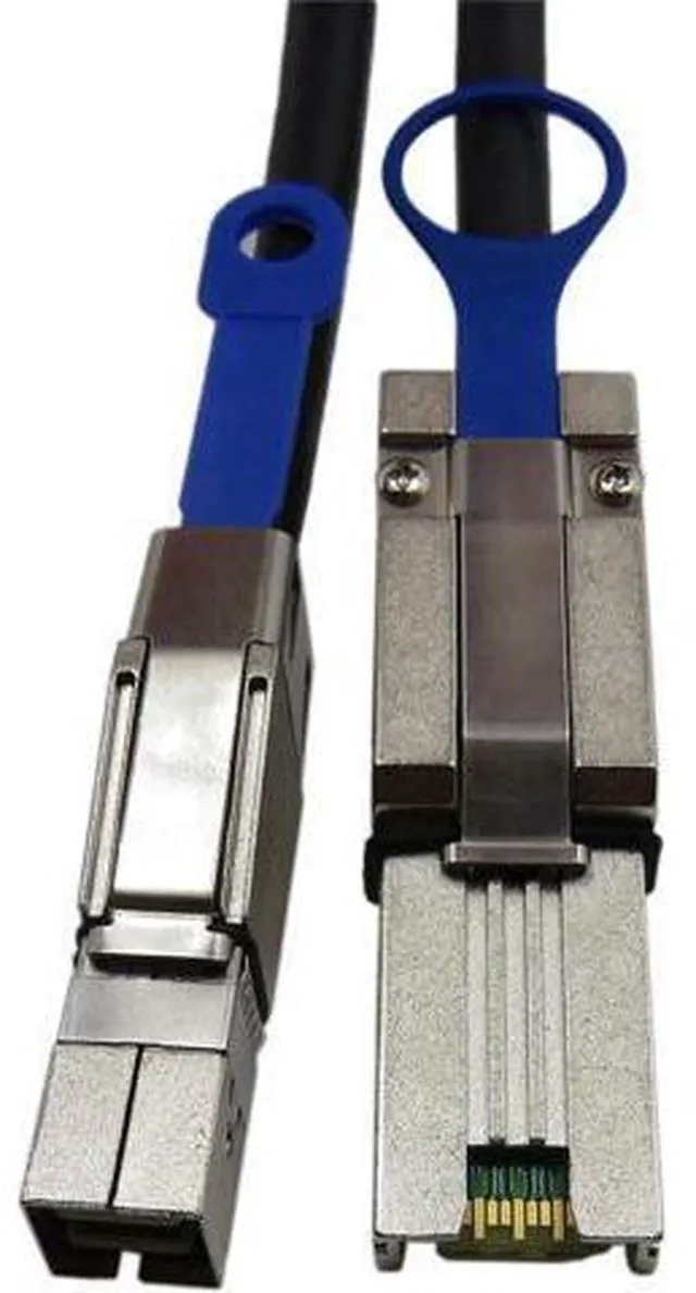 Alt view image 6 of 7 - SFF-8088 External Mini SAS to Mini SAS High Density HD SFF-8644 Data Cable 1m