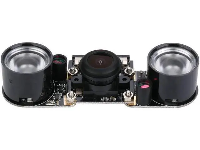Alt view image 2 of 4 - For Raspberry Pi 3 Model B Plus Camera Module Fisheye Wide Angle 5MP 1080p Night Vision Camera Module for Raspberry Pi 3 Model B+ and Raspberry Pi Model B