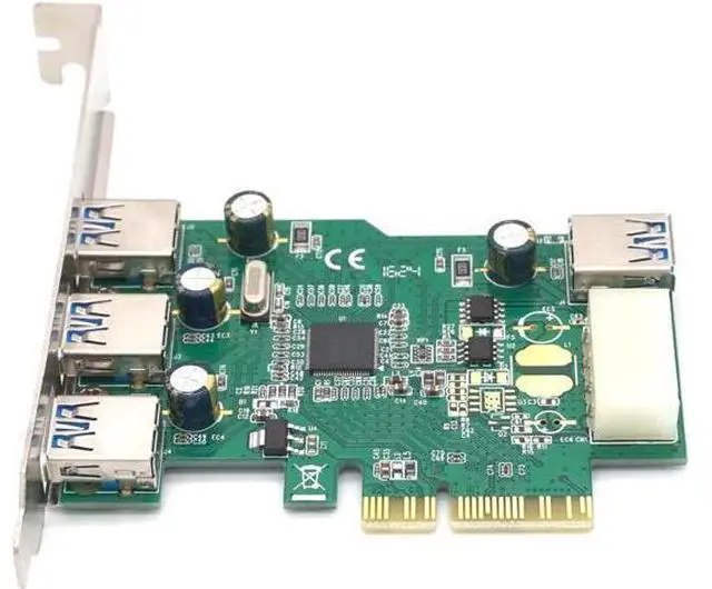 Main image of EU309A 4 Port USB3.0 5Gb Super Speed PCI Express Controller Card Chipset for Eton EJ198