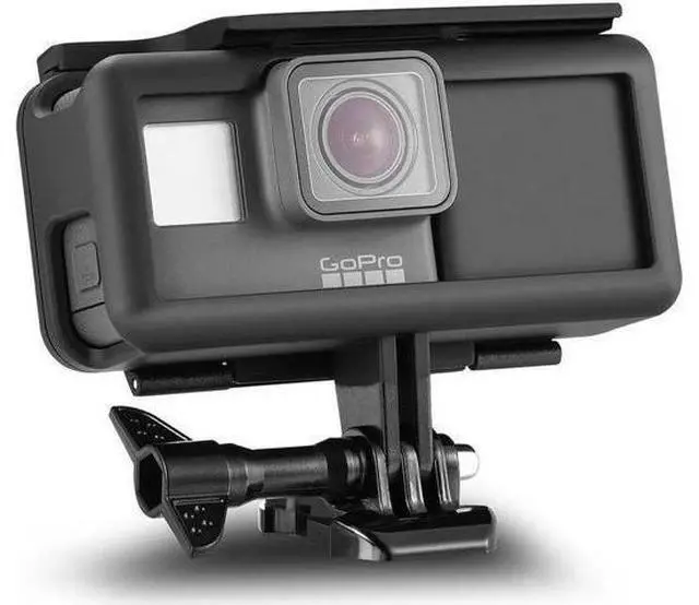 Alt view image 2 of 7 - Extended Battery for GoPro 5 GoPro 6 Hero (2018 ) Extra Battery with Shockproof Protective Frame Housing Case Cover Shell with Side Power Bank for GoPro Here 5 Hero 6 Hero (2018 ) Black