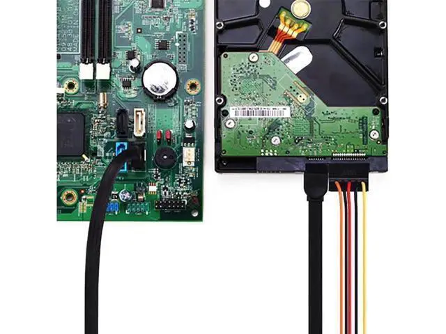 Alt view image 6 of 6 - 12-Pack SATA III Cable,SATA III 6.0 Gbps Data Cable Straight with Locking Latch 16 Inches SATA Cable Pack for HDDSSDCD and DVD Drives