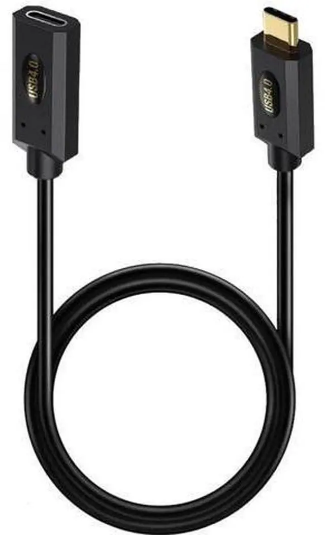Main image of Aomoproing 2ft 40Gbps USB 4.0 Type C Extension Cable, Straight Male to Straight Female 240W 5A PD USB C 4.0 Cord for Smartphones, Laptops, Thunderbolt 3, Support 8k@60Hz