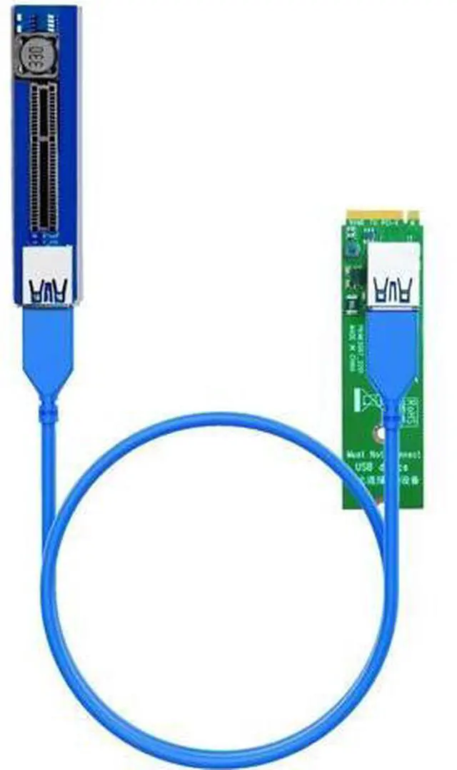 Main image of Aomoproing UEX108 600mm M.2 to PCIe X4 Riser Cable (PCIe 3.0 X1 Speed),for PCIe WiFi Card, M.2 PCIe Card, USB PCIe Card, Sound Card, etc