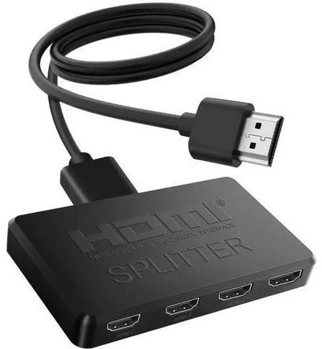 Main image of Aomoproing HDMI Splitter 1 in 4 Out Support Duplicate/Mirror 1 Source Screen to 4 HDM-I Display Devices(Not Extend), 4 Port Hdmi Splitters for 3D,1080P, UHD TV(Not Include HDMI Cable)