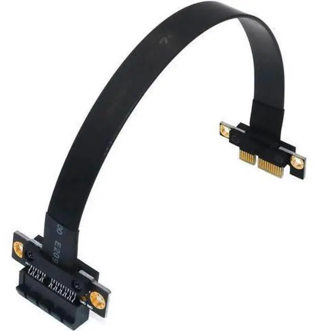 Main image of Pci-e Extension Cable PCI-e riser Pci Express x1 Extension Cable with Gold-Plated Connector ,PCI-e PCI Express 36PIN 1X Expander Extension(180 Degree 20cm Extension Cord)