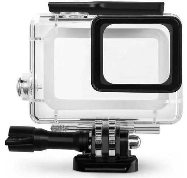 Alt view image 3 of 10 - Housing Case for GoPro Hero 7 Hero 6 Hero 5 Black/ GoPro HERO Waterproof Case Diving Protective Housing Shell 45m with Bracket Accessories for Go Pro Hero 2018 Hero7 Hero6 Hero5 Action Camera