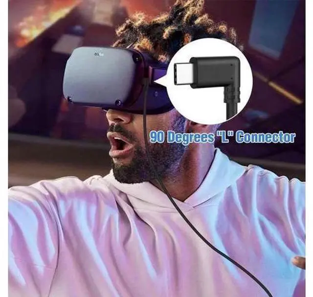 Alt view image 4 of 7 - USB C to USB Type-C Charge Cable 16.4ft, Super Speed Data Transfer Cable for Oculus Quest Link VR Quick Charge Cable for Phone Tablet Oculus Link Headset Cable ( 16.4feet/ 5m)
