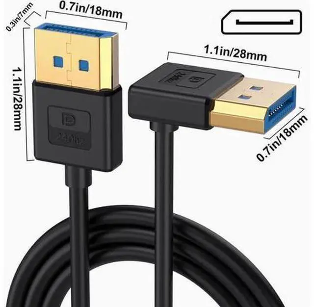 Main image of Soft silicone material 1.4 version up and down left and right curved DP line 8K@60Hz compatible with 4K ultra-fine soft elbow 1m Right Angle