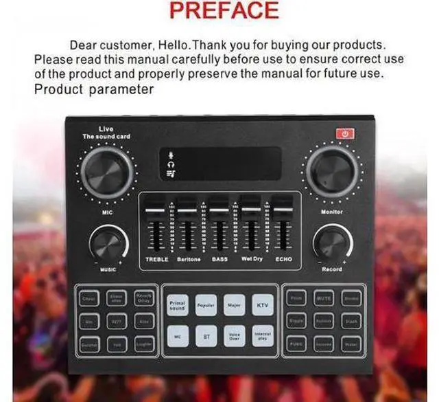 Alt view image 5 of 7 - V9 Audio Sound Card 3.5mm Microphone Headset Live Broadcast Studio Phone Computer Sound Adapter for Phone Computer
