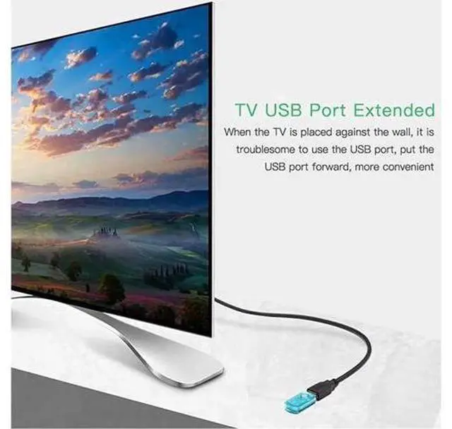 Alt view image 2 of 6 - Aomoproing USB 30 Extension Cable 12 ft USB Extension Cable USB 30 Extender Cord Type A Male to Female Data Transfer Lead for Hard DrivePrinterKeyboardCameraUSB Flash DriveCard Reader