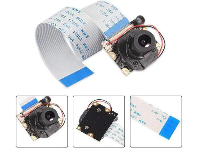 Alt view image 6 of 7 - Werleo for Raspberry Pi Camera Module with Automatic IR-Cut Night Vision Camera Video Module Adjustable Focus 5MP OV5647 Sensor 1080p HD Webcam Camera for Raspberry Pi 2 3 Model B Model B+ A+