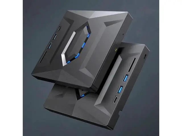 Alt view image 6 of 7 - 5 in 1 USB 3.0 Type C External CD DVD RW VCD Optical Drive with SD/TF Ports DVD Burner CD Writer Super Drive For Laptop Notebook