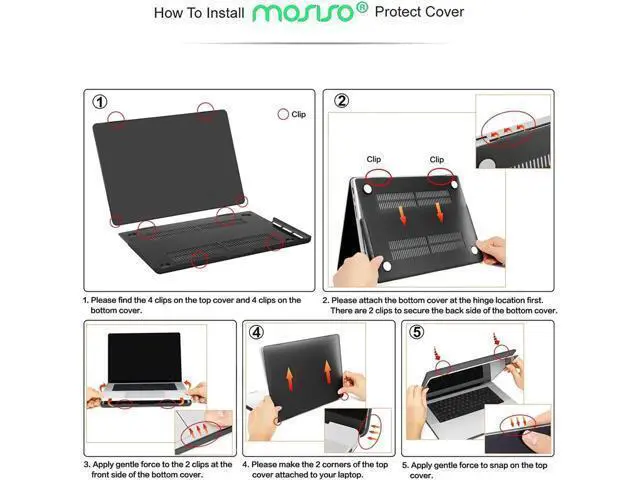 Alt view image 6 of 6 - Case for New 2021 MacBook Pro 16 Inch A2485 M1 Pro Max, Hard Shell Case with Keyboard Cover for Apple Mac Pro 16 with Touch ID