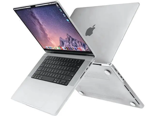 Alt view image 4 of 6 - Case for New 2021 MacBook Pro 16 Inch A2485 M1 Pro Max, Hard Shell Case with Keyboard Cover for Apple Mac Pro 16 with Touch ID