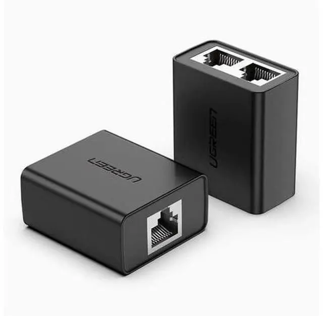Main image of uGreen network splitter box Network cable Network port connector One minute two pair connector 2pack and 2pack 0.5m Gigabit network cable