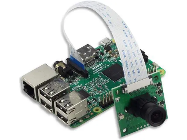 Alt view image 4 of 5 - WERLEO M12 Mount Camera for Raspberry Pi Interchangeable M12x0.5 Lens OV5647 5MP 1080P HD Mini Camera Video Module for Raspberry Pi Model A or B B+ model 2 Raspberry Pi 3 3b+