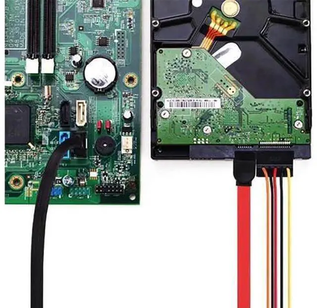 Alt view image 6 of 7 - 12-Pack SATA III Cable,SATA III 6.0 Gbps Data Cable Straight with Locking Latch 16 Inches SATA Cable Pack for HDDSSDCD and DVD Drives Red