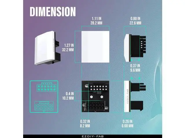 Alt view image 4 of 7 - Aomoproing 12VHPWR 12+4 Pin Angle Connector Power Adapter Slim Type for RTX40' Series Graphics Card, Supports 600W Output, Comptatible to RTX4090,4080,4070ti -180 Degrees STD Type- White-1 Pack