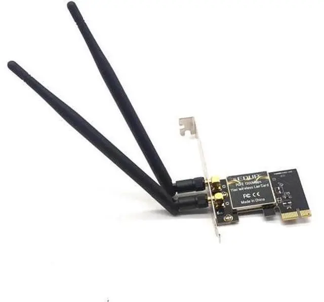 Main image of PC WiFi Adapter PCI Express Wireless PCI Network Card 1300M 802.11ac LAN Network Adapter with 2 Antenna for Laptop PC Wifi Card