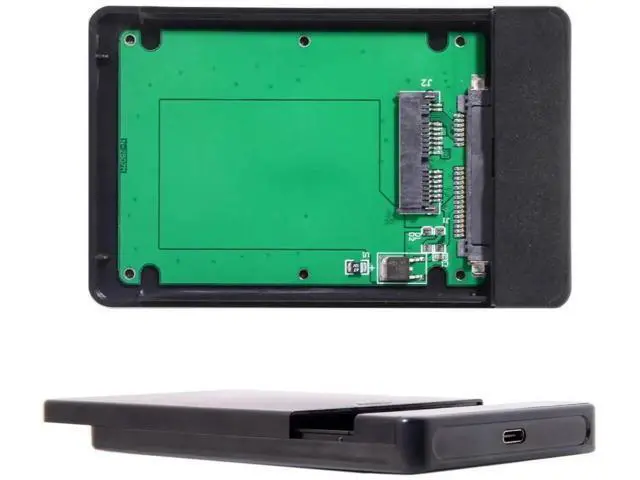 Alt view image 5 of 7 - Aomoproing USB 3.1 Type-C USB-C to 1.8 Inch Micro SATA 16pin 7+9 SSD for External Hard Disk Enclosure 5Gbps