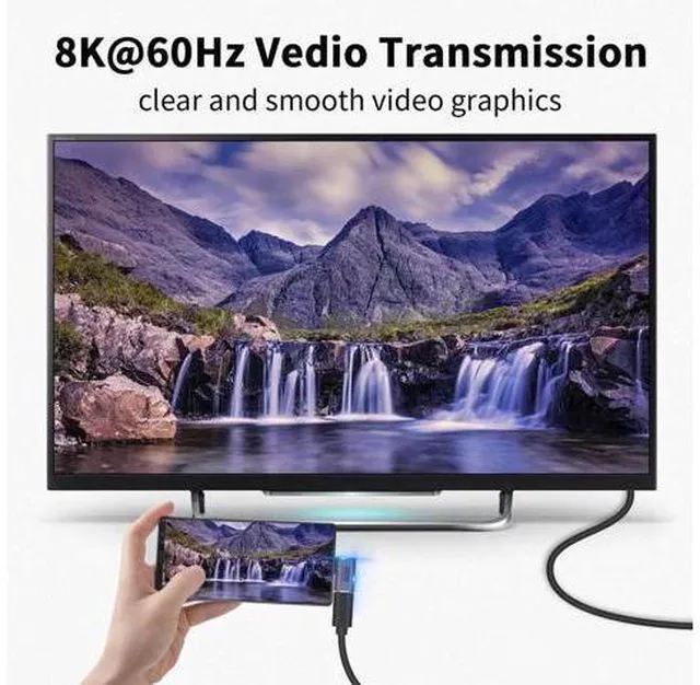 Alt view image 5 of 6 - Aomoproing 5-Pack USB C Adapter 40Gbps, 90 Degree Right Angle USB C Adapter 100W, PD 3.1 Type C Male to Female Extender Adapter Support 8K Video for Thunderbolt 4/3, Laptop, Tablet, Phones