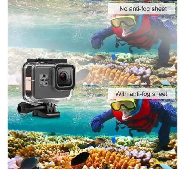 Alt view image 6 of 7 - Accessories for Gopro Hero 8 Black Kits with Waterproof Protective Housing Case + 3 Pack Diving Filter+ 12 PCS Anti-Fog Insert Kits for Gopro Hero 8 Action Camera