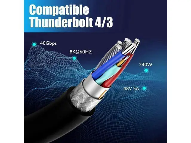 Alt view image 5 of 7 - Aomoproing3.9ft USB 4.0 Type C Coiled Cable, Bidirectional 40Gbps, 240W PD Charging, 8K@60Hz Video, Left Right to Up Down Angle Male Spring Spiral Cord for Thunderbolt 4/3, Smartphone, Laptop, Monitor
