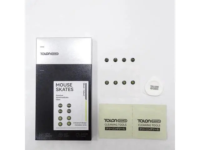 Alt view image 6 of 6 - Universal Dots Glass Mouse Feet Pad Mouse Skates Anti-Slip Mouse Glides Sticker for Gaming Mouse