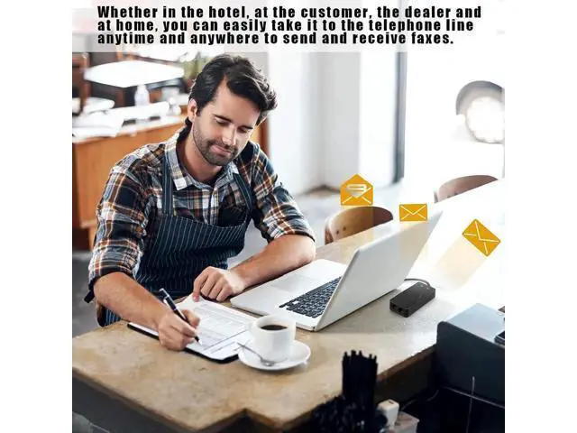 Alt view image 6 of 7 - USB 56K Voice Fax Data External V.90 V.92 Modem With Dual Ports, Compatible With Windows 98SE/2000/ME/XP/Vista/Win 7/Win 8/Win 10 Support Auto-Dial, Tone and Pulse Dialing, Auto Answer, Auto Retrain