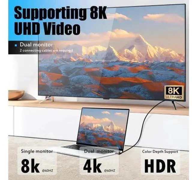 Alt view image 4 of 7 - 3.9ft USB 4.0 Type C Coiled Cable, Bidirectional 40Gbps Data, 240W PD Charging, 8K@60Hz Video, Up Down to Up Down Angle Male Spring Spiral Cord for Thunderbolt 4/3, Smartphone, Laptop, Monitor