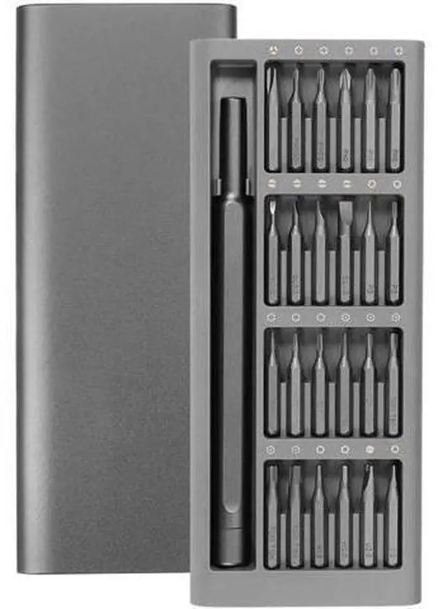 Alt view image 7 of 7 - 24 in 1 Multi-purpose Precision Screwdriver Set Aluminium S2 Steel Repair Tools
