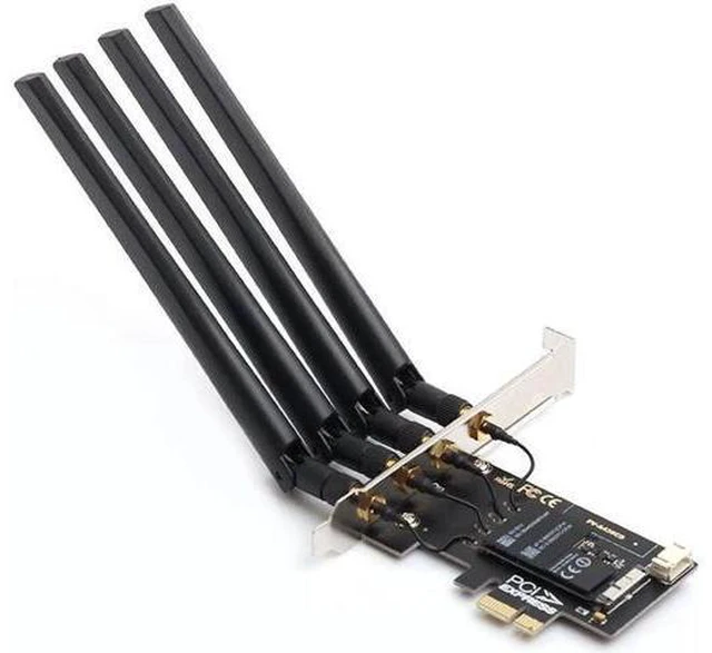 Alt view image 7 of 14 - Dual Band BCM94360CD 1750Mbps 802.11ac WiFi Bluetooth 4.0 PCIE Wireless Adapter MacOS Hackintosh Dekstop PC