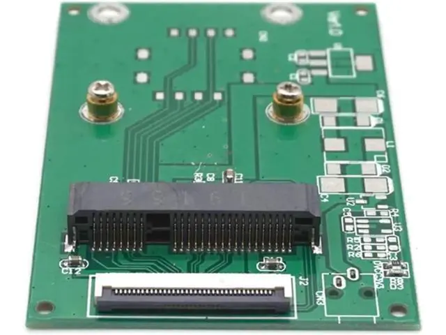 Alt view image 2 of 7 - M.2 to Mini pcie wireless network card Extension adapter A E key NGFF to Mini pci-e slot