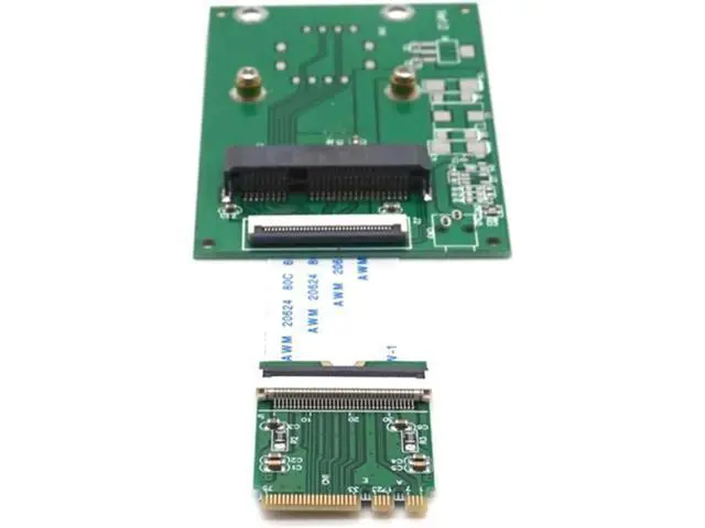 Alt view image 3 of 7 - M.2 to Mini pcie wireless network card Extension adapter A E key NGFF to Mini pci-e slot