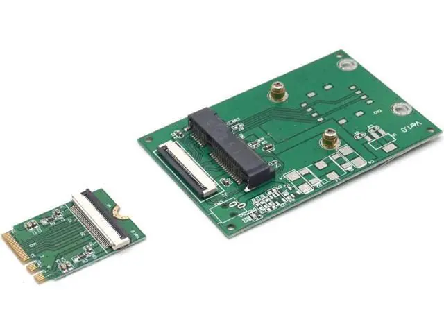 Alt view image 7 of 7 - M.2 to Mini pcie wireless network card Extension adapter A E key NGFF to Mini pci-e slot