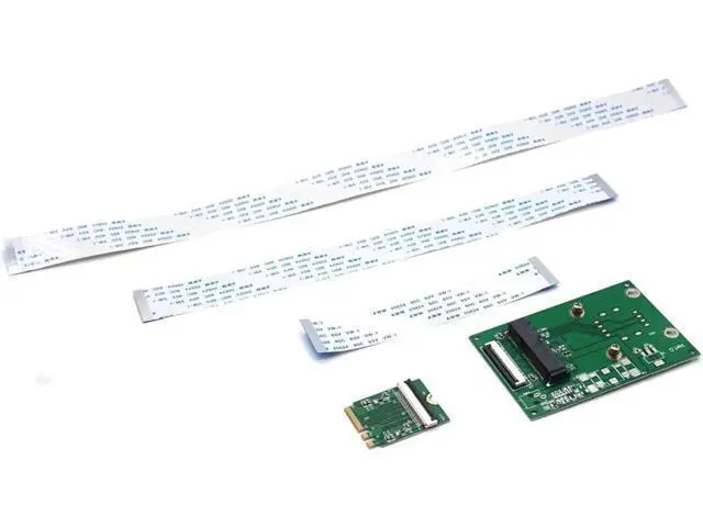 Alt view image 6 of 7 - M.2 to Mini pcie wireless network card Extension adapter A E key NGFF to Mini pci-e slot