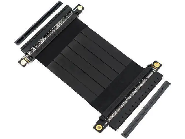 Alt view image 5 of 5 - Computer Cables Riser PCI-E 16X PCI Express Extension Cable PCIE 16X Female to 16X Female Slots Extender Flexible Cable