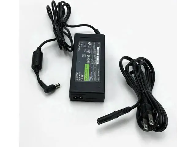 Alt view image 2 of 4 - OEM So-ny PCGA-AC19V1 AC Adapter 60W Power Charger For Vaio Laptop W/P.Cord