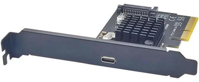 Main image of USB 3.2 GEN2*2 20Gbps PCIE Card PCI Express 3.0 X4 to TYPE C Expansion Adapter PCI-E USB C Riser SATA Power 1 Port TYPE-C for PC