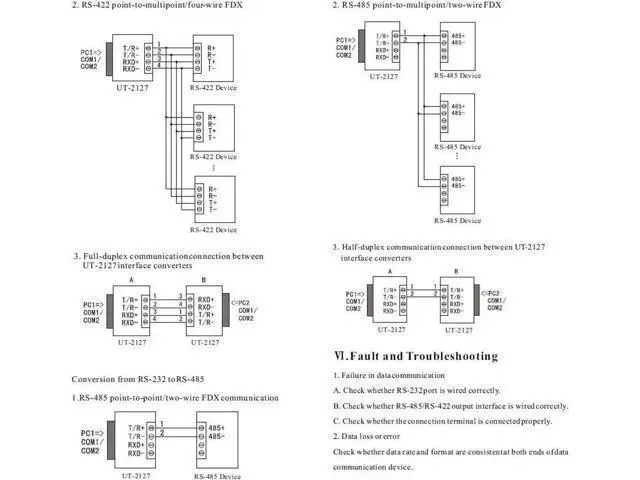 Alt view image 3 of 6 - Industrial grade RS232 to RS485/422 Converter Passive serial port PhotoElectric Isolation UT-2127