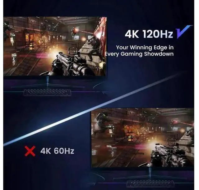 Alt view image 5 of 7 - 3 Ports 8K HDMI 2.1 Switch 3 in 1 Out 4K@120Hz 8K@60Hz HDMI Switcher Splitter with Remote, Support VRR ALLM Auto-Switching HDR 10 Dolby Vision/Avmos, for PS5/4, Xbox, PC, Apple-TV