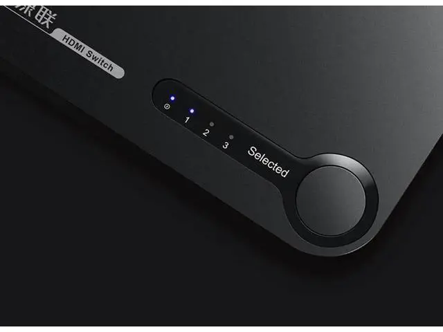 Alt view image 5 of 7 - HDMI Splitter 3 Port Hub Box Auto Ultra HD 4K x 2K 3D 1080p HD Switch 3 In 1 Out Switcher With Remote Control Power Adapter
