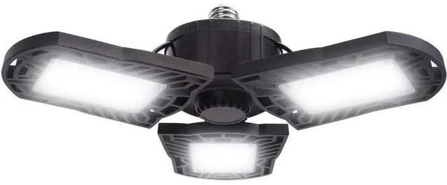 Main image of LED Garage Lights 100W 10000 Lumens Adjustable Trilights Garage Ceiling Light LED Garage Light CRI 80 6000k Nature LED Shop Lights for Garage Barn Workshop Warehouse
