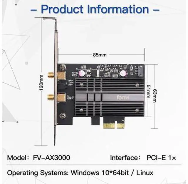 Alt view image 7 of 14 - Dual band 3000Mbps Wifi 6 Intel AX200 PCIe Wireless Wifi Adapter 2.4G/5Ghz 802.11ac/ax Bluetooth 5.0 AX200NGW Wi-fi Card For PC
