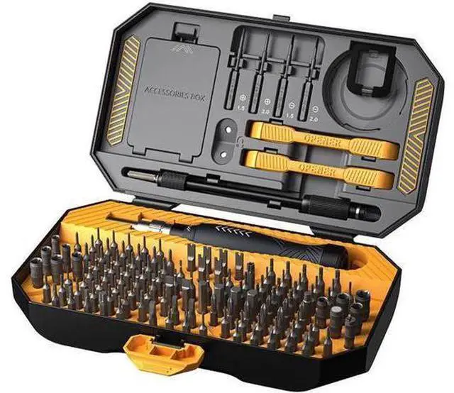 Main image of PC Repair Tools Screwdriver Set, 145 in 1 Precision Screwdriver Set with 132 Screwdriver Bits, Magnetic Repair Tool Kit with Portable Case for Smartphones, MacBooks, Laptops, Watches