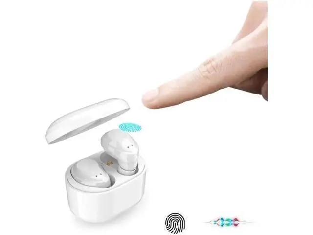 Alt view image 6 of 6 - Wireless Earbuds Bluetooth Touch Control Stereo Mini Earphones With Charging Case Built-in Mic Sports Sweatproof Noise Cancelling Bluetooth In-Ear Headset For Iphone Samsung Ipad And Android Phone